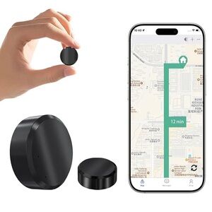 Black Magnetic GPS Tracker